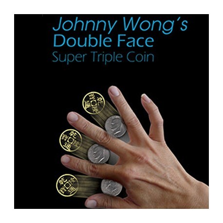 Double face super triple coin taille dollar by Johnny Wong